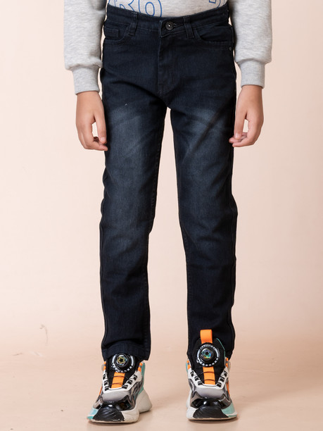 A-Flash Kids Regular Fit Jeans — Black