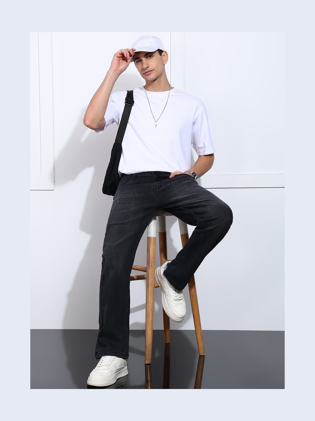 A-Flash look — men's straight fit
