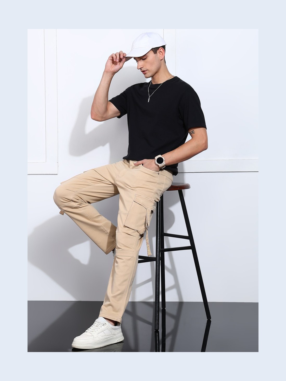 A-Flash look — men's cargo
