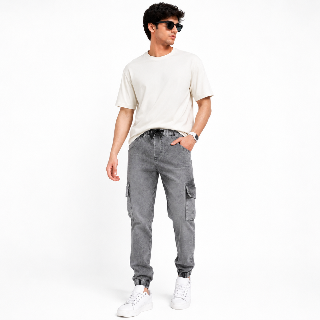 A-Flash Men Regular Fit Cargo Joggers