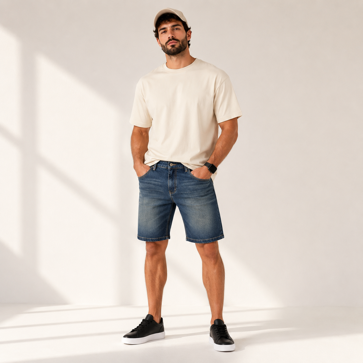 A-Flash Men Denim Shorts — Style 1