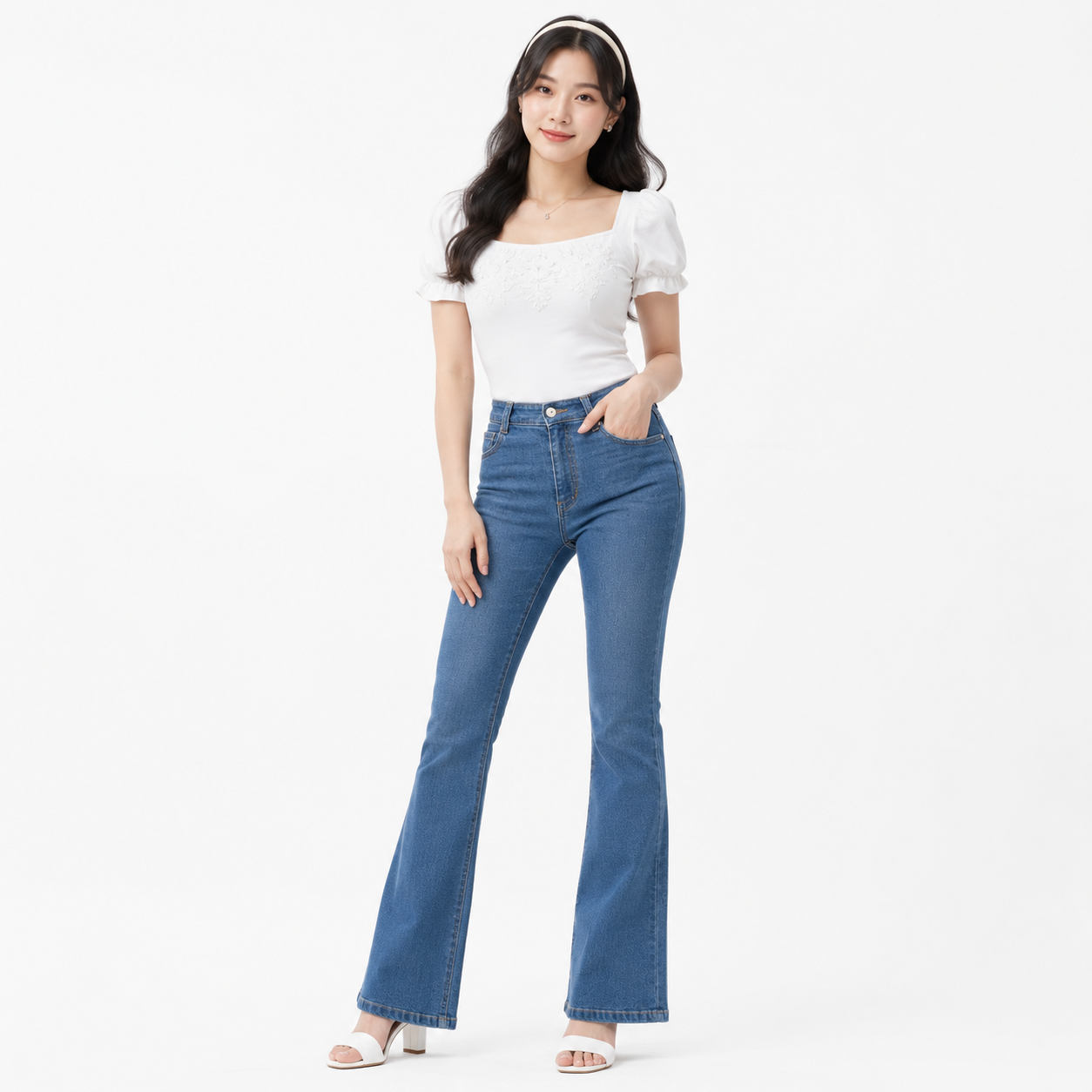 A-Flash look — women's bootcut