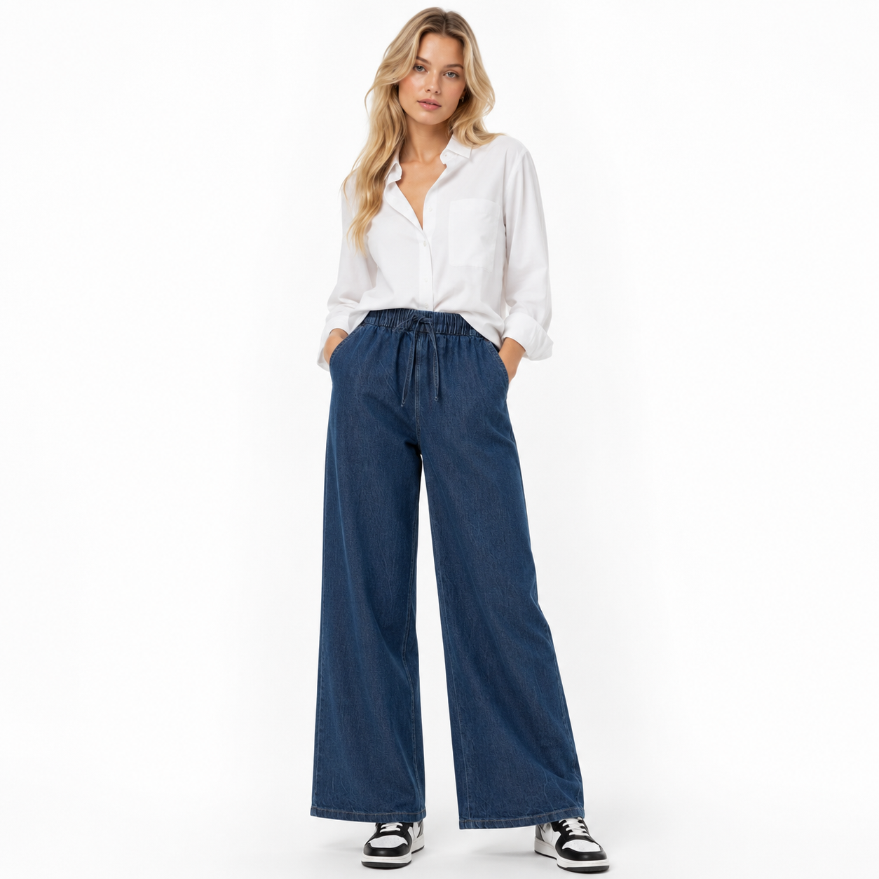 A-Flash Women Denim Joggers