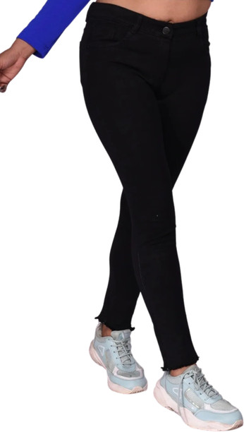 A-Flash Women Skinny Fit Jeans — Black